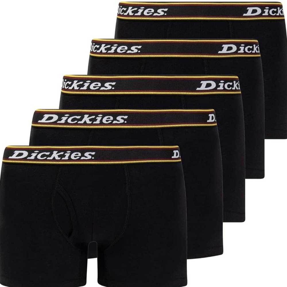 DICKIES FLEX Black Boxer Briefs 5pack - Size 2XL